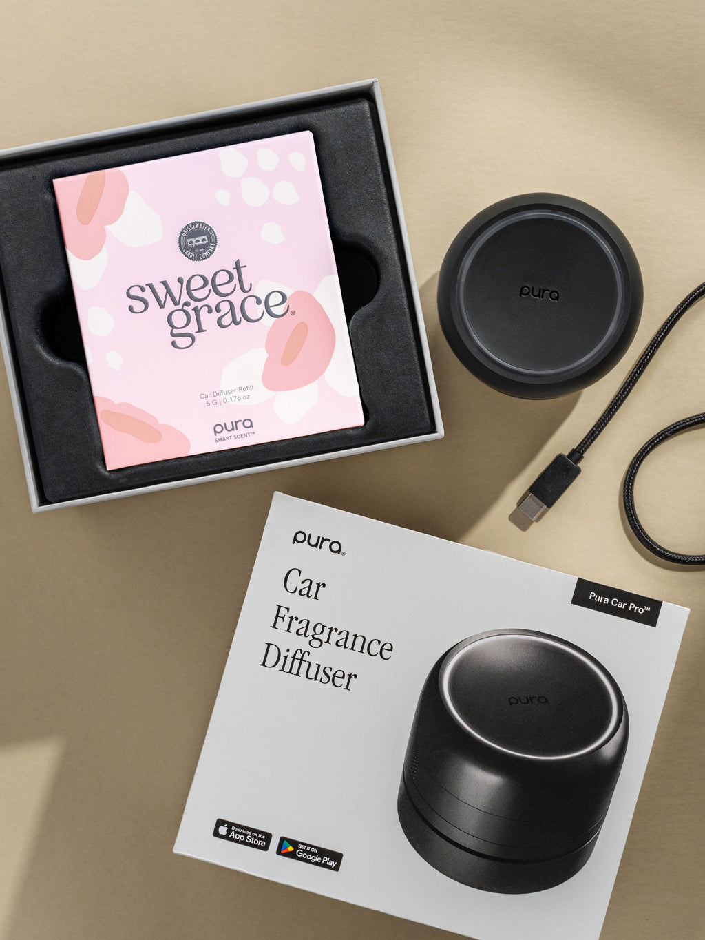 Sweet Grace Car Set - Rooms Feel Ready